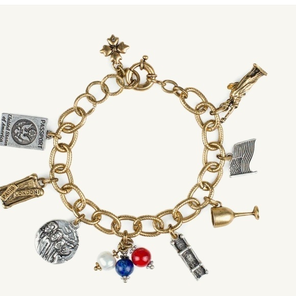 Patricia Nash (NWT) World Traveler Charm Bracelet - Picture 6 of 7